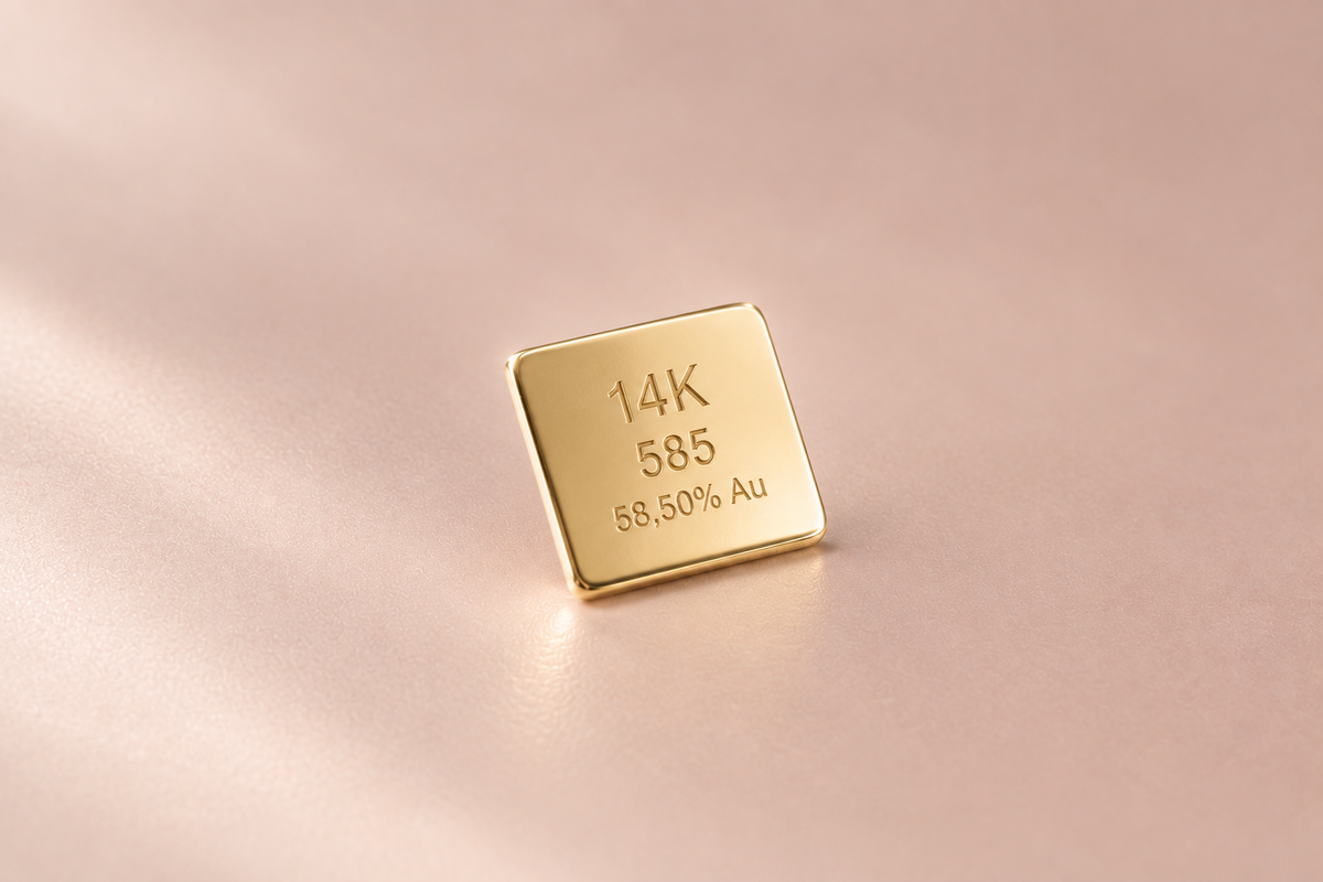 14K Goud — 58,50% goud
